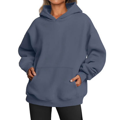 Women's hoodie with integrated pocket design and soft inner lining NOVAE