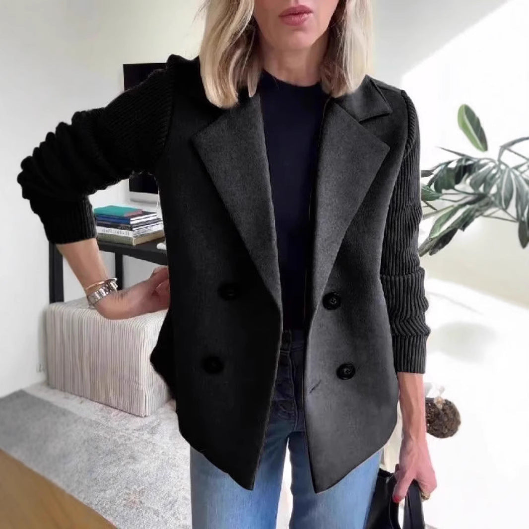 Women's Fashionable Oversized Double-Row Blazer NOVAE