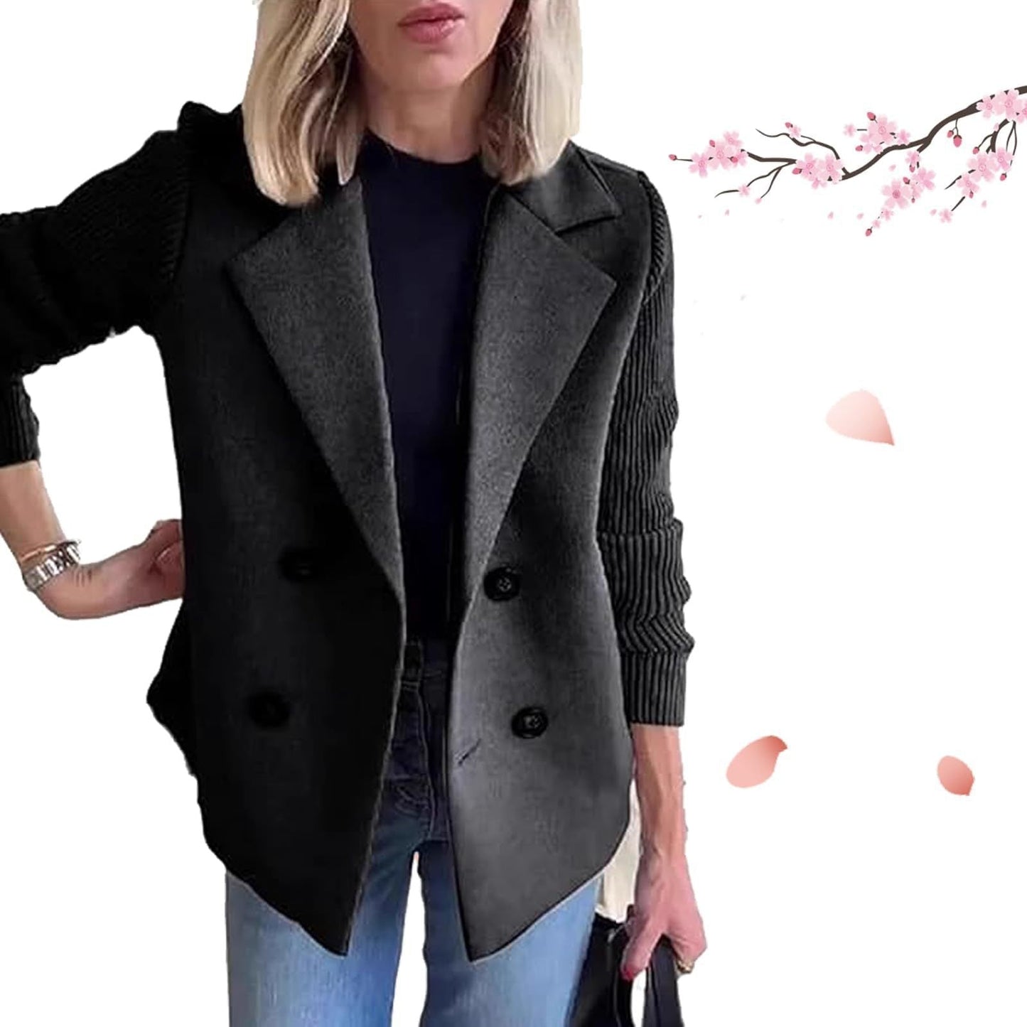 Women's fashionable throw jacket NOVAE