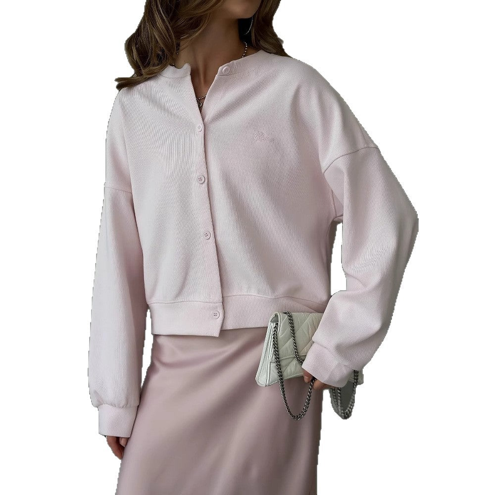 Women's casual cardigan with delicate button details NOVAE