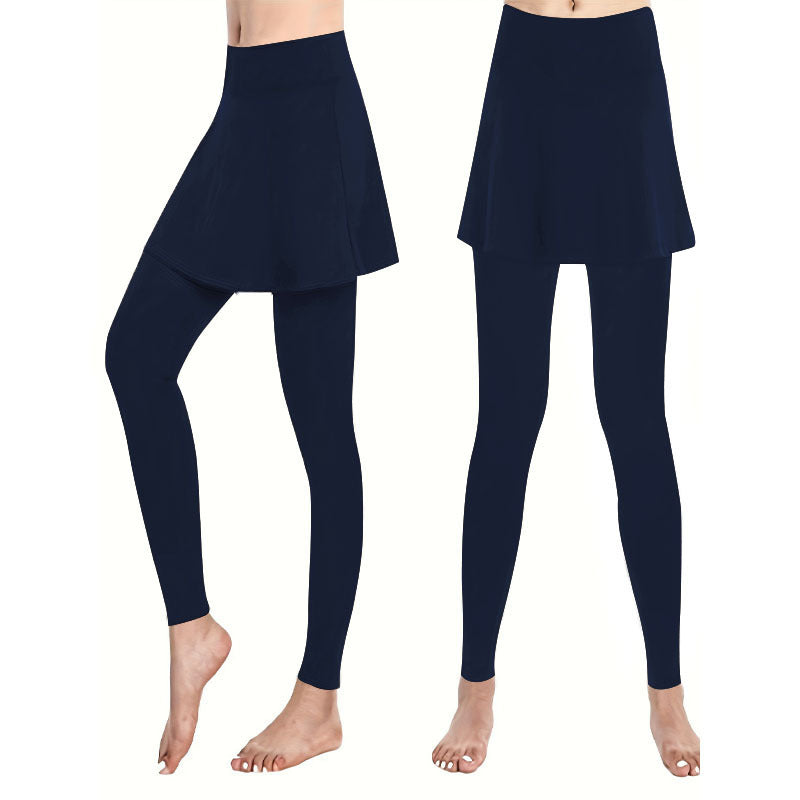 Women's leggings with integrated skirt cut NOVAE