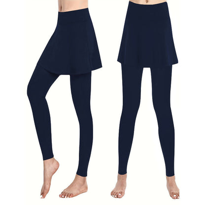 Women's leggings with integrated skirt cut NOVAE
