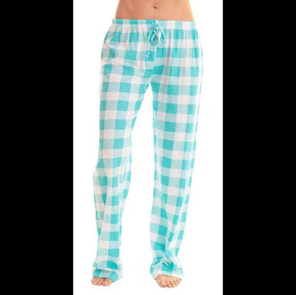 Women's leisure trousers in a checked cut NOVAE