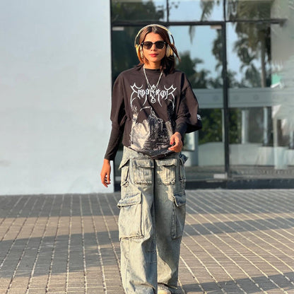 Women's cargo trousers in a casual utility style NOVAE