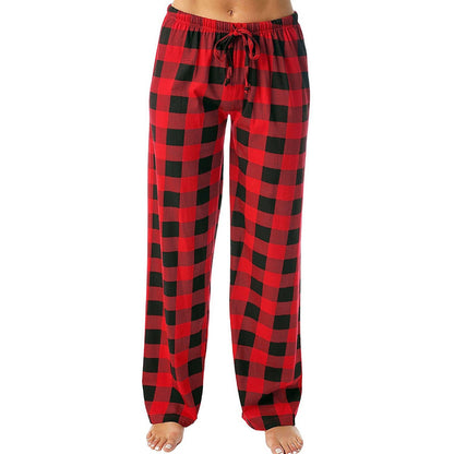 Women's leisure trousers in a checked cut NOVAE