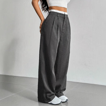 Women's fashionable high-waisted disc trousers NOVAE