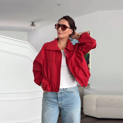 Women's stylish outdoor jacket with high collar NOVAE