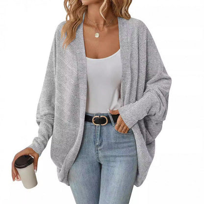 Women's casual cardigan with oversized cut and relaxed sleeves NOVAE