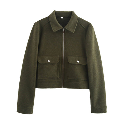 Women's cropped utility jacket NOVAE