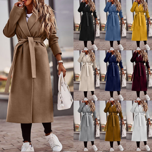 Women's elegant and warm wool coat NOVAE