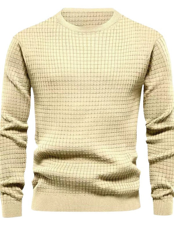 Men's structured knit sweater NOVAE