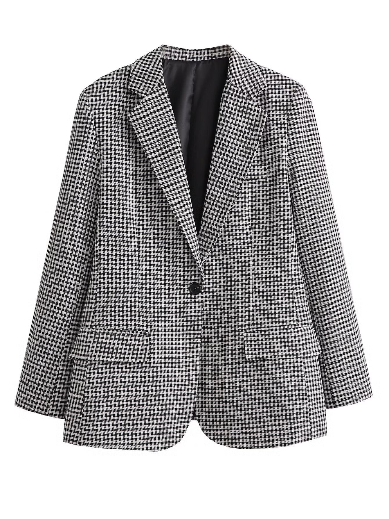 Women's tailored blazer with elegant lapels and practical pockets NOVAE