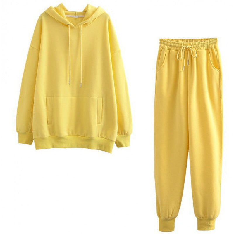 Women's leisure loungewear set with cozy hoodie and comfortable jogging pants NOVAE