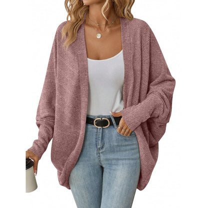 Women's casual cardigan with oversized cut and relaxed sleeves NOVAE
