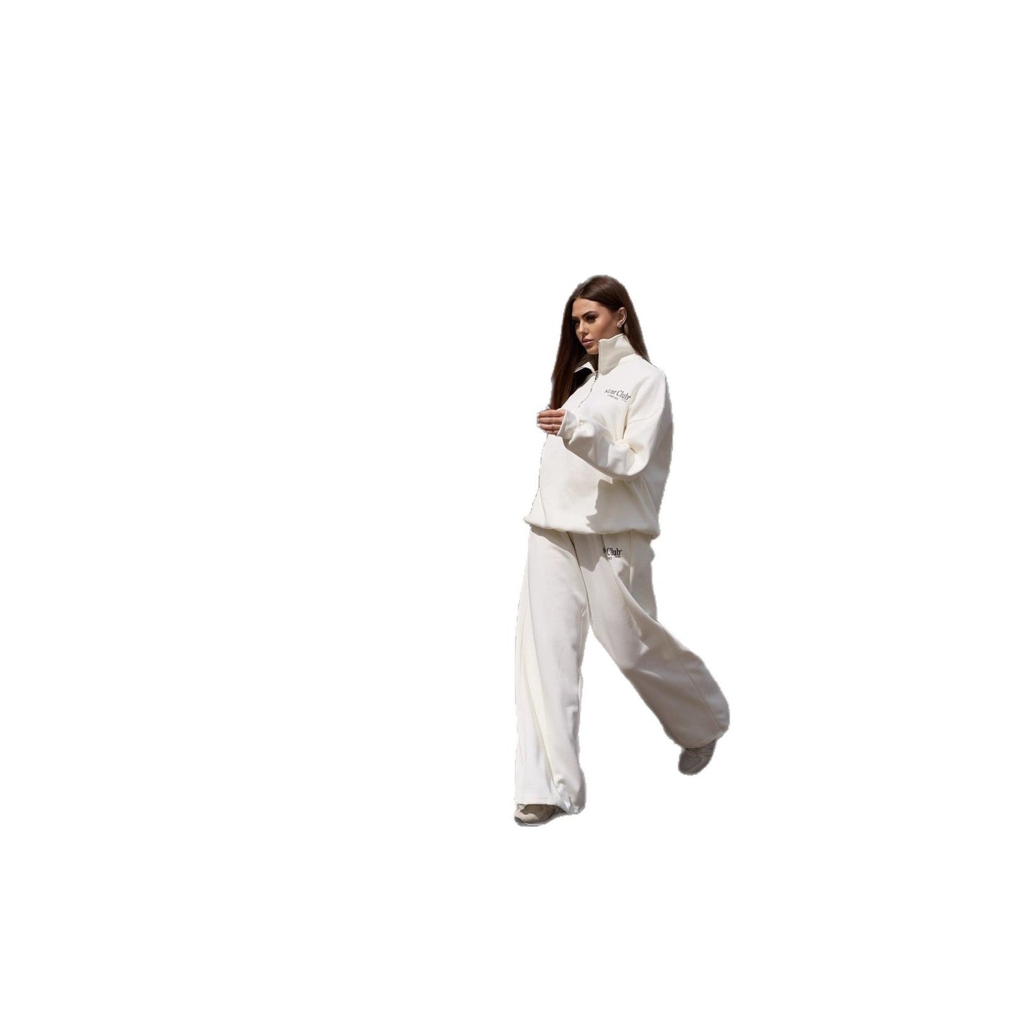 Women's half-zip hoodie with a relaxed fit NOVAE