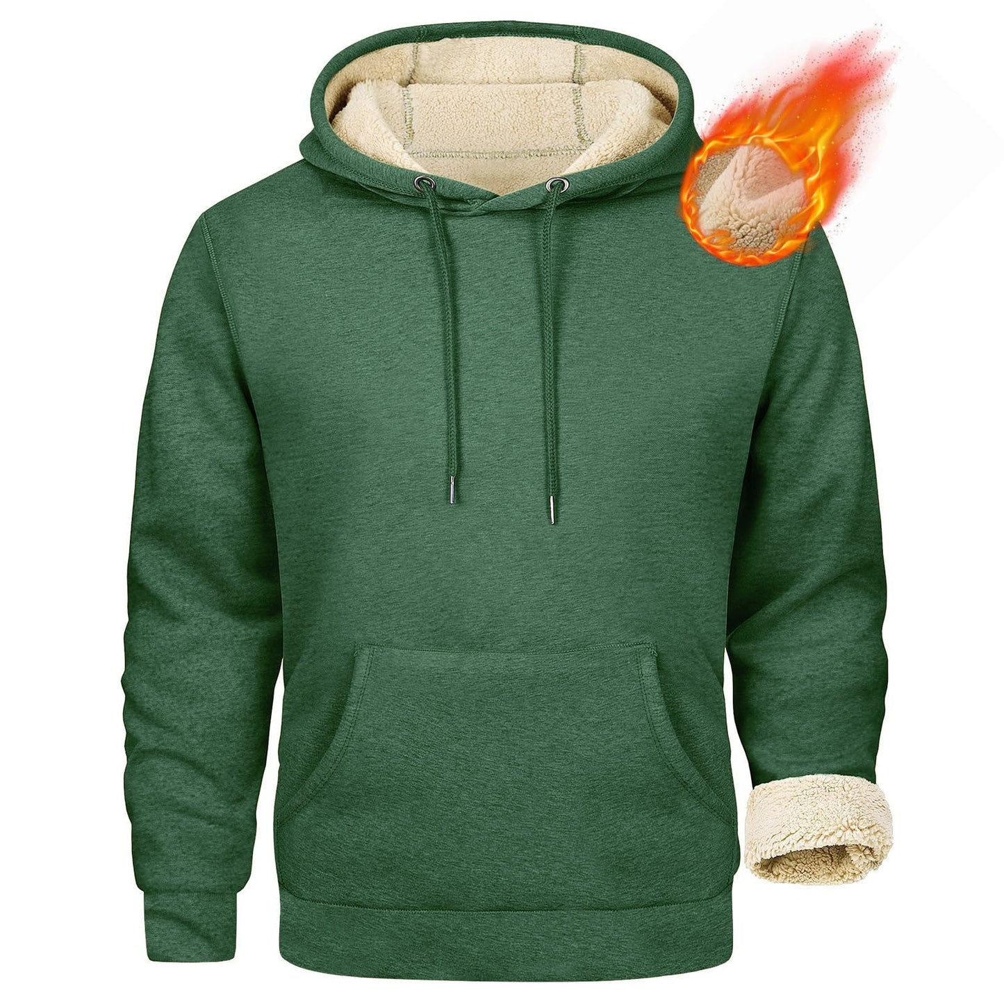 Men's fleece hoodie with cozy inner lining NOVAE