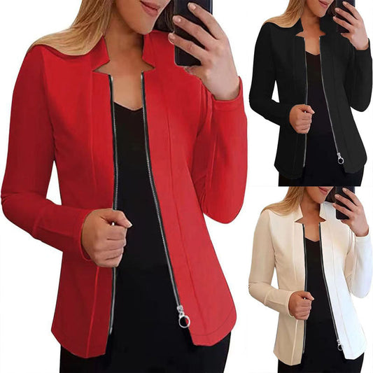 Women's elegant and figure-hugging blazer jacket NOVAE