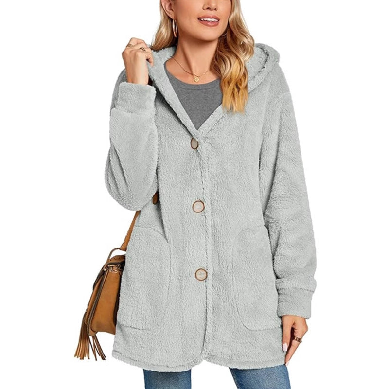 Women's cozy and cuddly hooded vest NOVAE