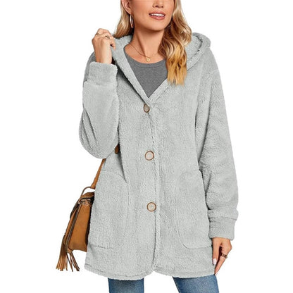 Women's cozy and cuddly hooded vest NOVAE
