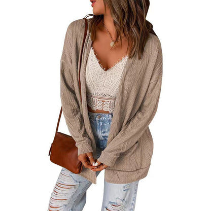 Women's casual long cardigan NOVAE