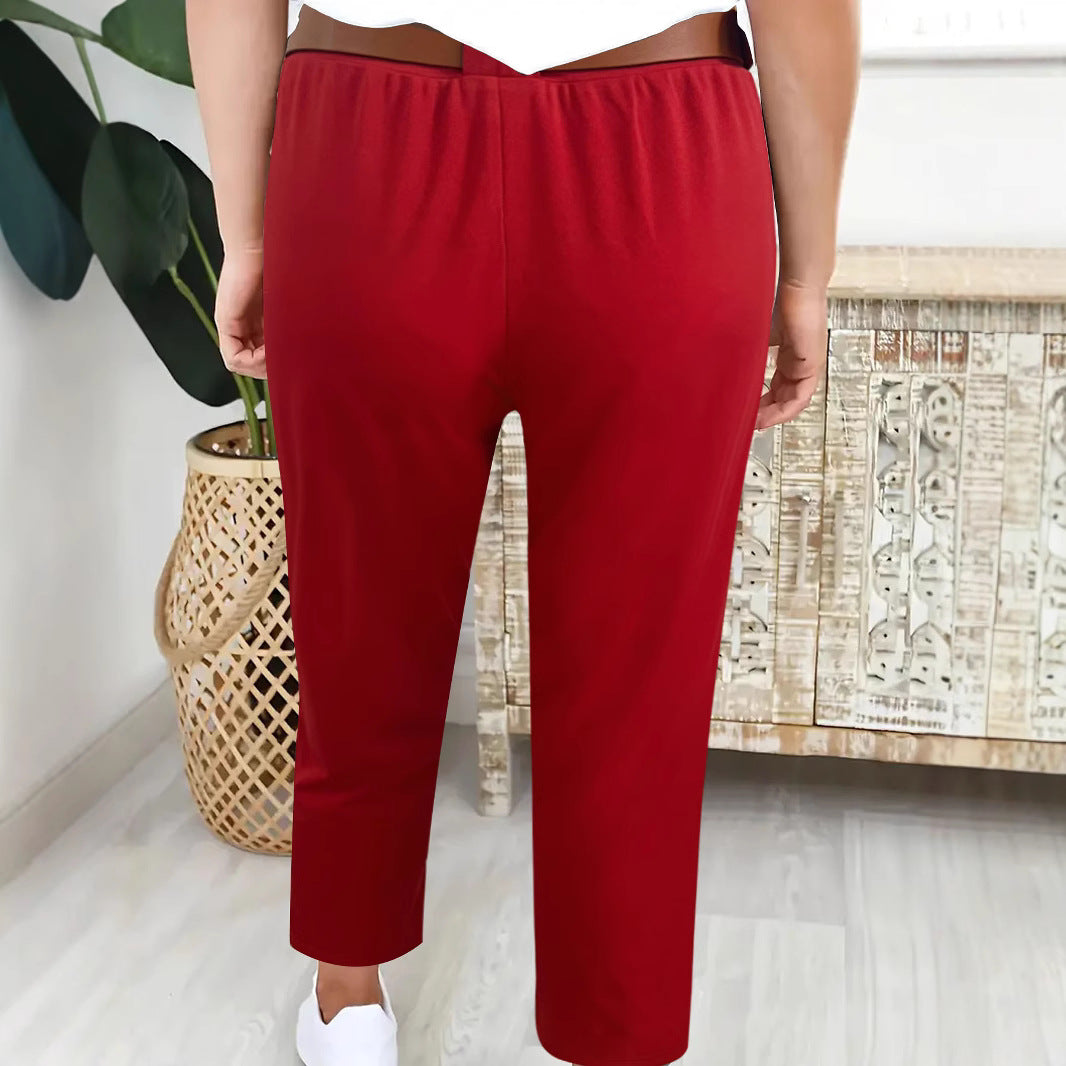 Women's Classic High-Waisted Wide-Leg Trousers NOVAE