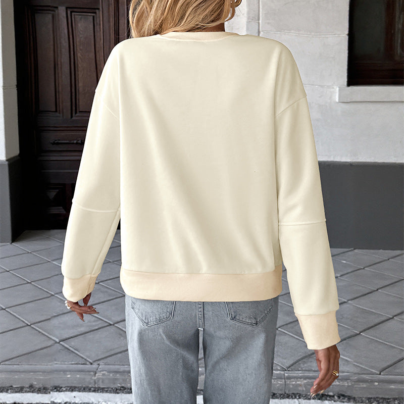 Women's sweatshirt with unique bow motif NOVAE