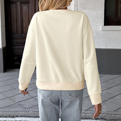 Women's sweatshirt with unique bow motif NOVAE