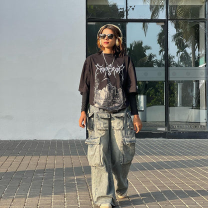 Women's cargo trousers in a casual utility style NOVAE