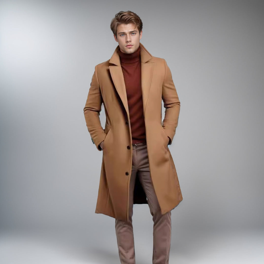 Men's elegant wool coat NOVAE