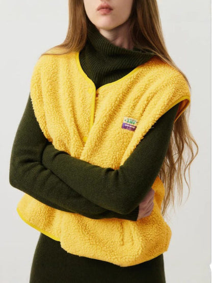 Women's lined vest with side pockets NOVAE