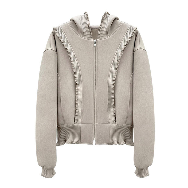 Women's Comfortable Lounge Trousers with Ruffle Details NOVAE