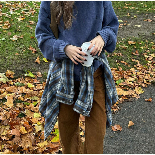 Women's casual knit sweater with trendy oversized cut NOVAE