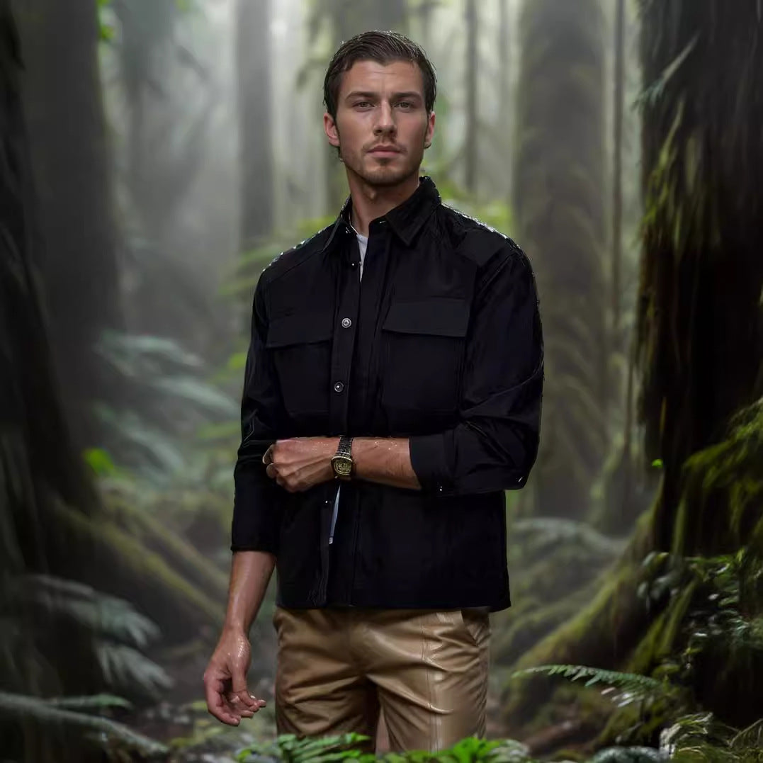 Men's casual summer jacket with wind protection NOVAE