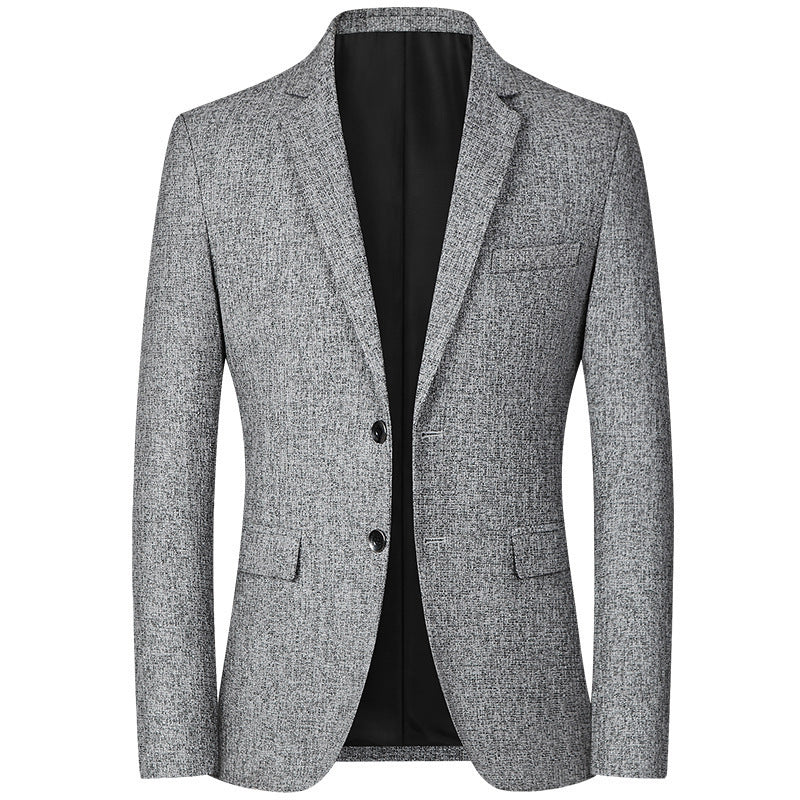 Men's modern and elegant blazer in textured fabric NOVAE
