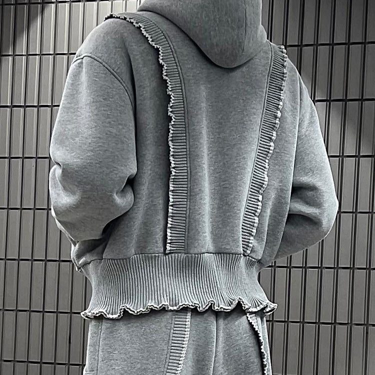 Women's Comfortable Lounge Trousers with Ruffle Details NOVAE