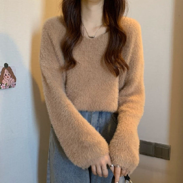 Women's Fluffy Oversized Sweater NOVAE
