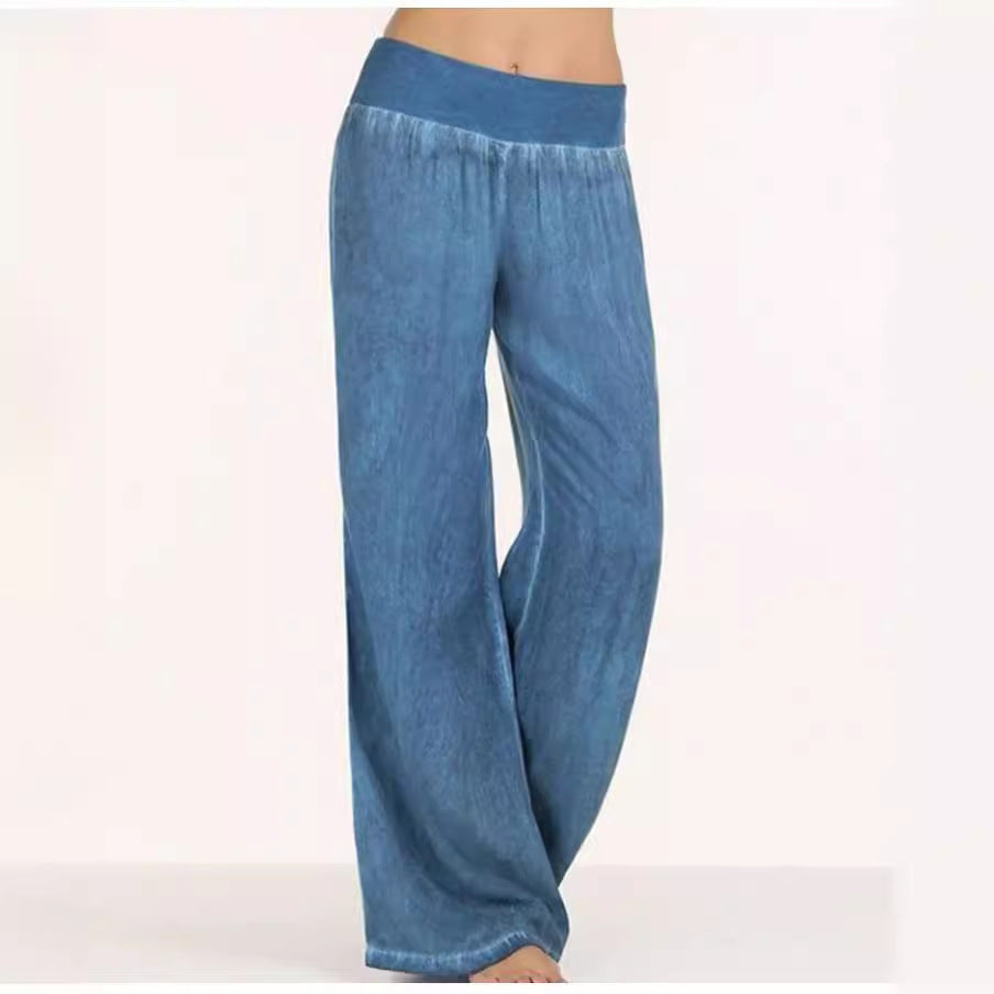 Women's casual wide-leg trousers NOVAE