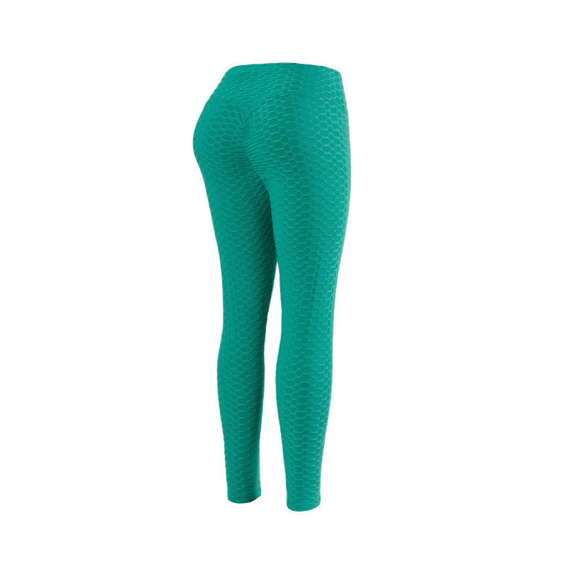 Women's sporty leggings with a textured surface NOVAE