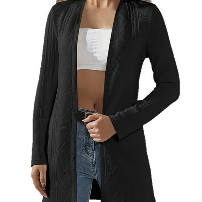 Women's lightweight cardigan with a modern cut and decorative details NOVAE
