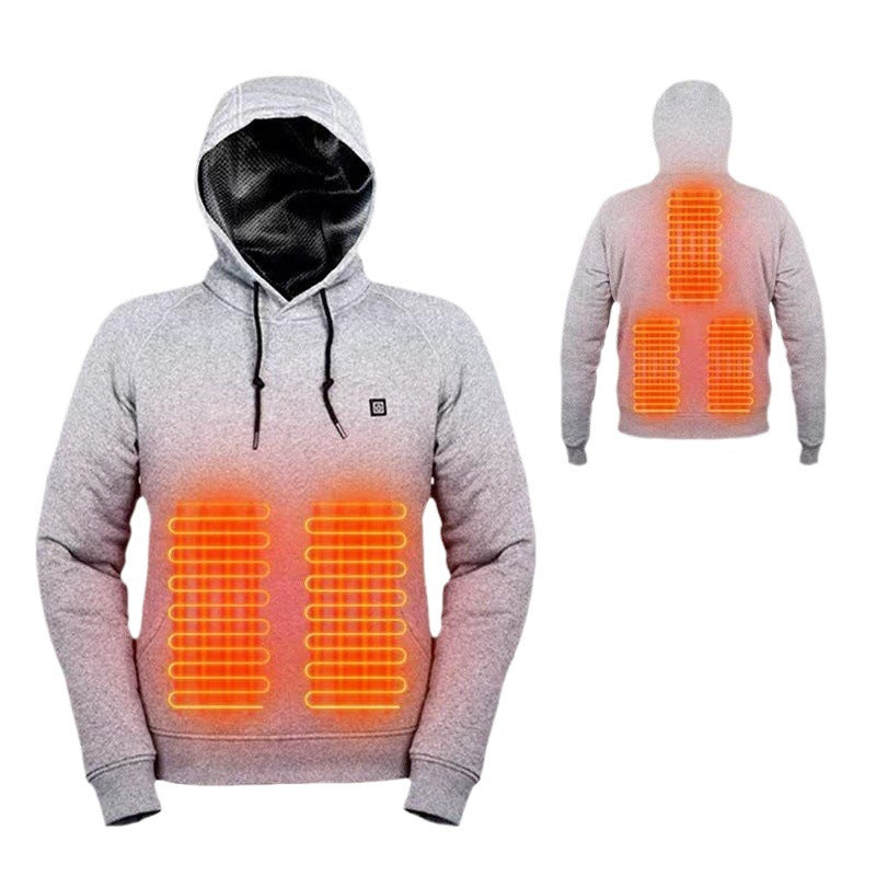 Women's Heated Hooded Jacket with Innovative LED Heating Elements NOVAE