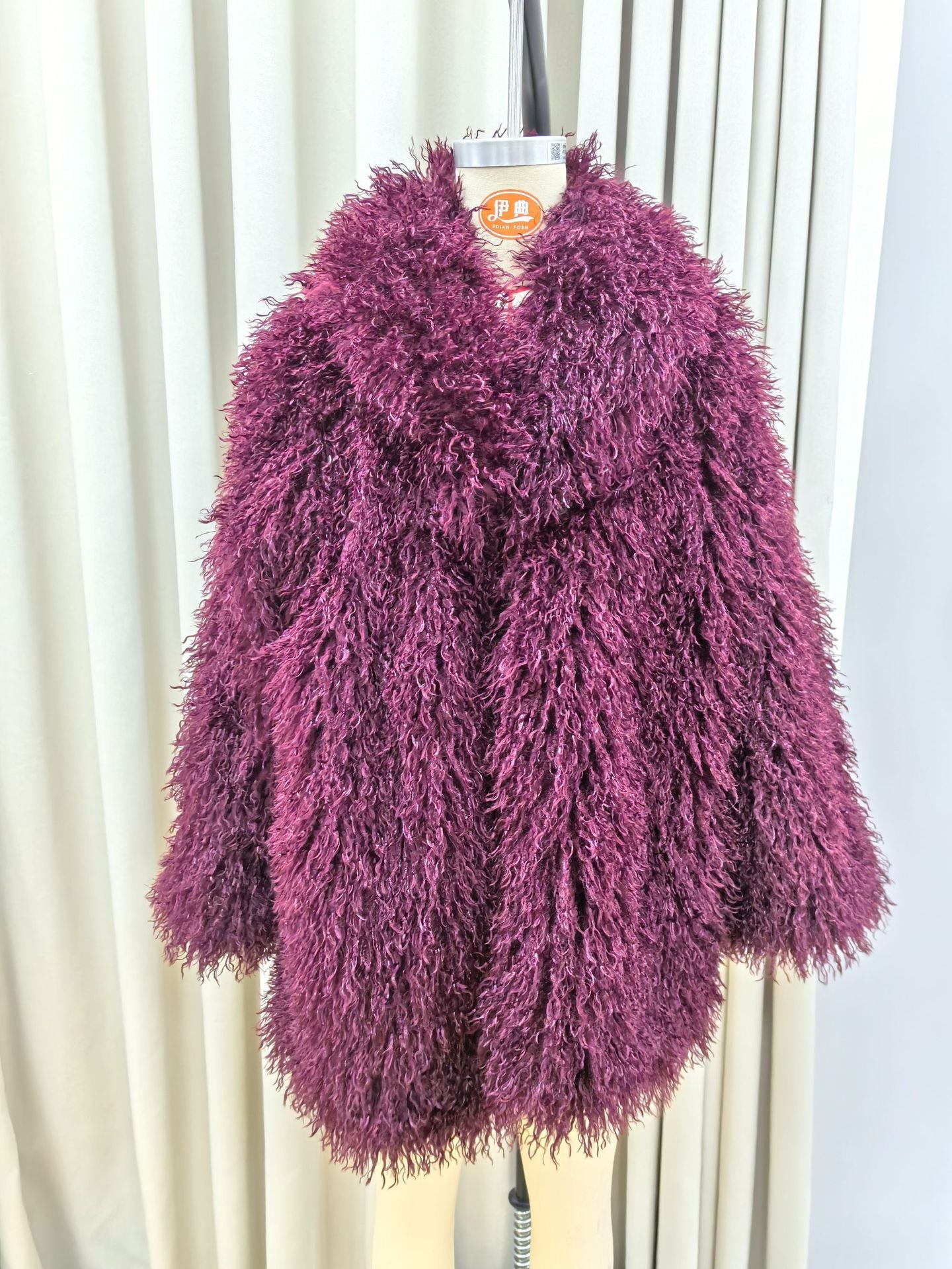 Women's cozy long-haired coat NOVAE