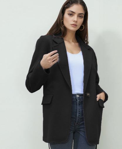 Women's elegant soft blazer with a tailored fit NOVAE