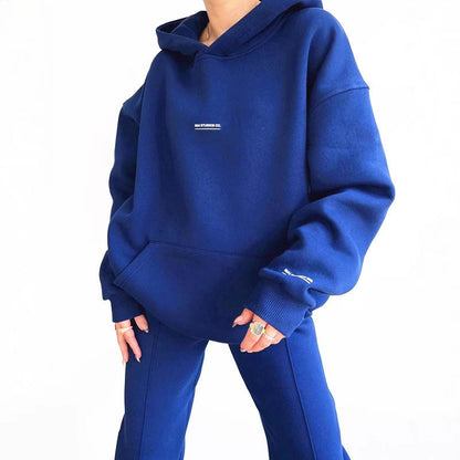 Women's Comfortable Oversized Hoodie with Kangaroo Pocket and Modern NOVAE Logo