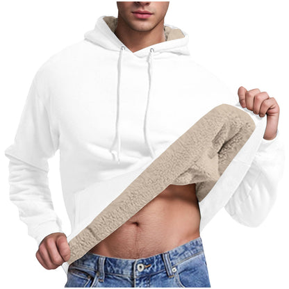 Men's fleece hoodie with cozy inner lining NOVAE