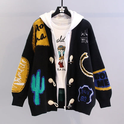 Women's casual hooded cardigan NOVAE