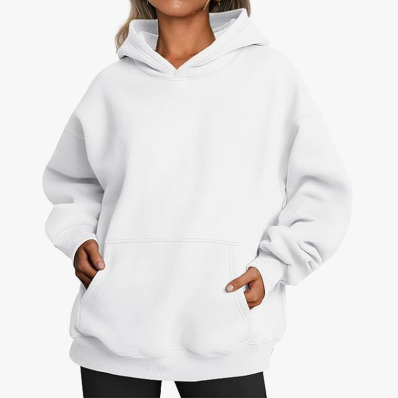Women's hoodie with integrated pocket design and soft inner lining NOVAE