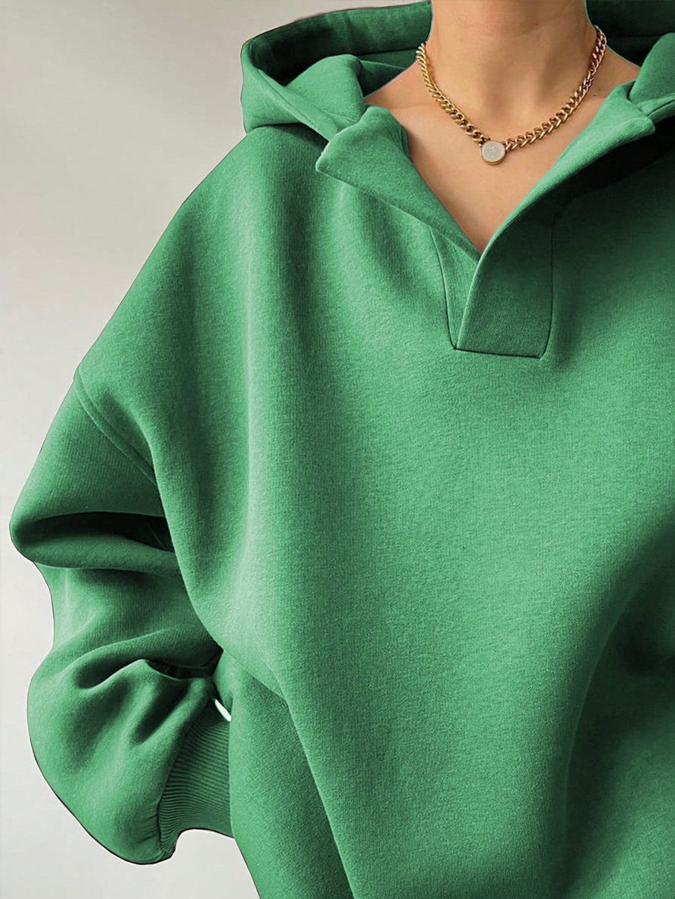 Women's Oversized Hoodie with Unique Collar NOVAE