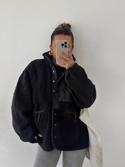 Women's oversized fleece jacket NOVAE