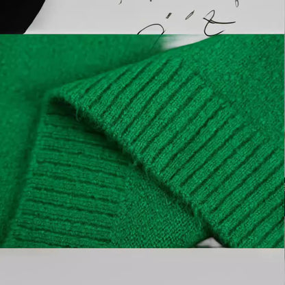 Women's Cozy Turtleneck Sweater made of High-Quality Wool NOVAE