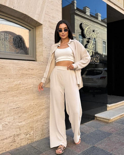 Women's casual two-piece set made of breathable material NOVAE